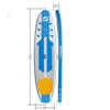 VisioGear 11' Stand Up Paddle Board with Accessories and Backpack, Blue, 132"*33"*6" - 3 of 4