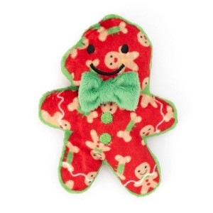 The Worthy Cat Holiday Gingerbread Boy Cat Toy with Catnip by The Worthy Dog - 1 of 3