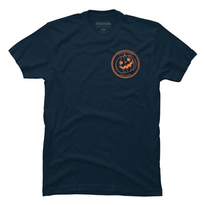 Men's Design By Humans Halloween stamp By Yelllowlion T-Shirt
