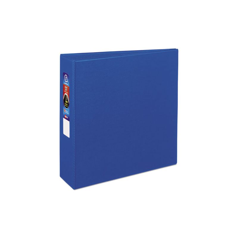 Avery Heavy-Duty Non-View Binder with DuraHinge and Locking One Touch EZD Rings, 3 Rings, 3" Capacity, 11 x 8.5, Blue, 1 of 8