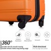 3 Piece Luggage Set With Spinner Wheel 3-digit Combination TSA Lock ABS Lightweight Suitcase For Business Travel 3 Sizes 20" 24" 28" - 3 of 4