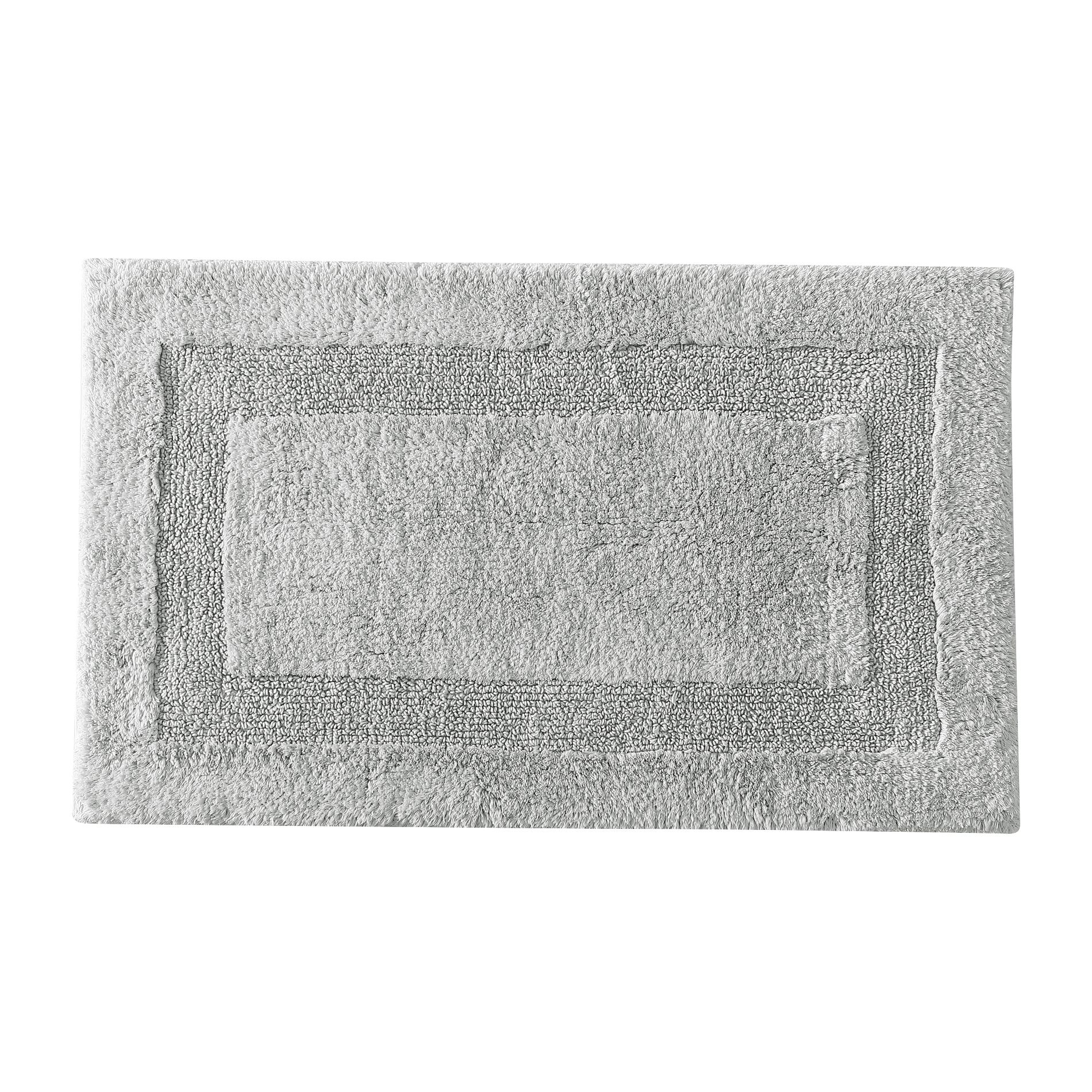Tommy Bahama Long Branch 100% Cotton Tufted - Bath Rug  Grey- 21X34