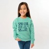 The Juniper Shop Spill The Tea Sis Boat Youth Sweatshirt - 2 of 4