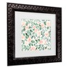 Trademark Fine Art - Rosana Laiz Blursbyai Miriam flowers in coral Matted Framed Art - 3 of 4