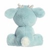 Aurora Medium Dashing Reindeer Holiday Festive Stuffed Animal Winter Blue 10" - 4 of 4