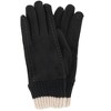 CTM Women's Knit Cuff Touchscreen Compatible Winter Gloves - 4 of 4