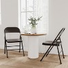 Folding Chairs, Metal Foldable Chair, for Indoor Outdoor Dining Room, Camping, Wedding, Commercial Banquet - 2 of 4