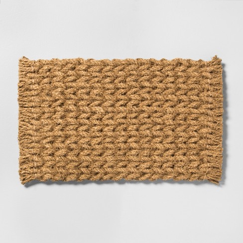 18 X 30 Door Mat Braided Coir Hearth Hand With Magnolia