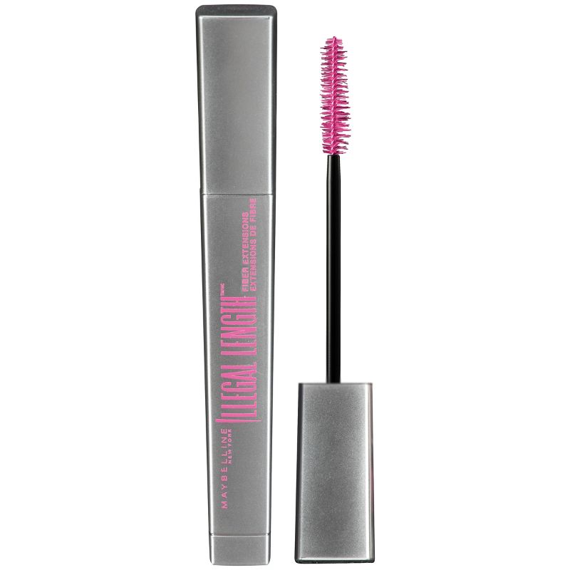 MaybellineIllegal Length Fiber Extensions Washable Mascara - 930 Blackest Black - 0.22 fl oz: Volumizing, Non-Clumping, Ophthalmologist Tested, 3 of 5