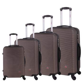 InUSA Royal 4pc  Lightweight Hardside Spinner Luggage Set