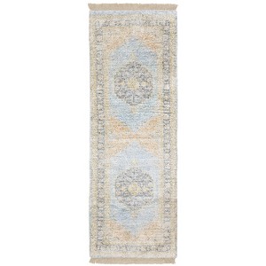 Oriental Weavers Malabar 45306 Blue/ Beige Indoor Area Rug - 2'6" x 8' - 1 of 4