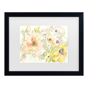Trademark Fine Art - Kristy Rice Pastel Garden II Matted Framed Art - 1 of 4
