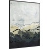 Amanti Art 32"x42" Winter Mountains I by Jennifer Paxton Parker Framed Canvas Wall Art Print : Large Vertical Lithograph, Modern Decor - 2 of 4