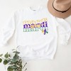 Simply Sage Market Women's Graphic Sweatshirt Mardi Stacked Cursive - 3 of 3