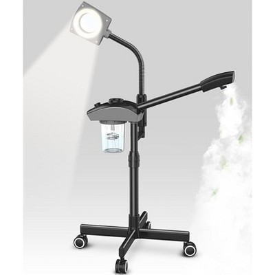 TASALON 2-in-1 Ionic Facial Steamer with 3X Magnifying Foldable Arm, Mist Face Steamer Salon Spa Beauty Skin Care Equipment