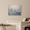 Art Remedy Two birds and a blossom branch Rustic Chic Farmhouse Wall Art Framed - 2 of 4