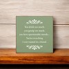 Slickblue Humorous Friend Quote Sign, 7x7 Rustic Wood Plaque with Hanging and Shelf Options, Multiple Colors - 2 of 3