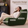 Inhand Brown Bean Bag Chair Big Sofa Beanbag Chair for Adults Bean Bag Lounger with Memory Foam Filled for Home,Apartment or Gaming Venue - 3 of 4