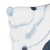 18"x18" Skyline Furniture Square Outdoor Throw Pillow Delray Blue: Zipper, Patio Decor - 3 of 4