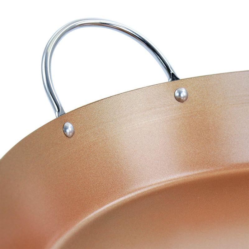 Oster Stonefire Carbon Steel Nonstick 16 Inch Paella Pan in Copper, 5 of 9