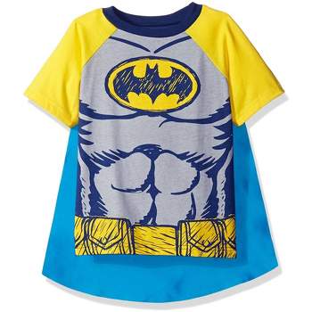 DC Comics Batman Toddler Boys Caped Cosume Design T-Shirt 