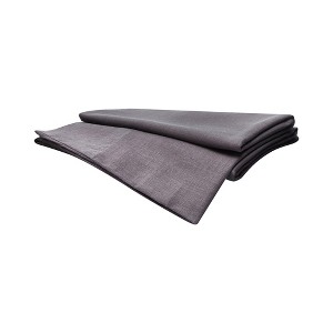 100% Cotton Linen Texture Vintage Wash Percale Pillowcases, Set of 2 by Blue Nile Mills - 1 of 4
