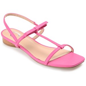 Journee Women's Zaidda Flat Sandals - 1 of 4