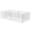 VidaXL Gabion Planter Galvanised Steel 71Inchx35.4Inchx19.7Inch - 2 of 4