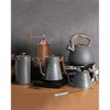 Itopfox Tea Kettle, 2.7 Quart with Wood Pattern Handle Loud Whistle Food Grade Stainless Steel Anti-Hot Handle Anti-Rust Finish Suitable for All Heat - 2 of 4