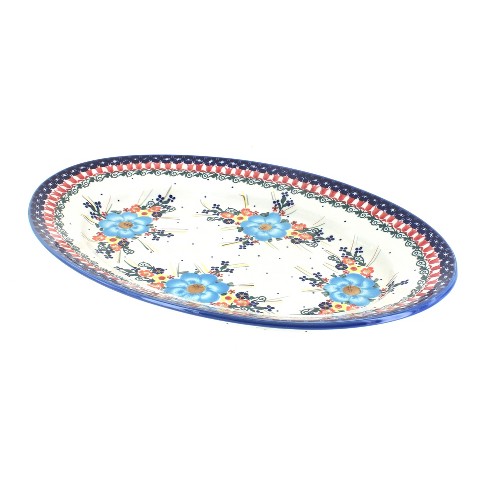 Blue Rose Polish Pottery Kristi Large Platter : Target