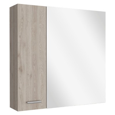 GlasFlength Decorative Wall Mirrors Bathroom Decor Cabinet Accent Mirror Vanity Medicine Cabinet Mirrors for Bathroom Wall, Beige, 23.6"*5.8"*23.6"