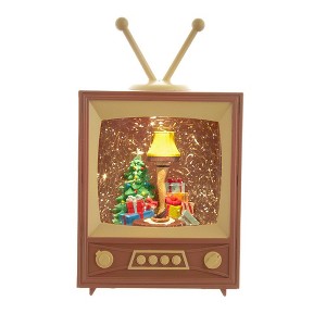 Kurt Adler 8.5-inch A Christmas Story Battery-Operated LED Musical Television Table Piece - 1 of 4