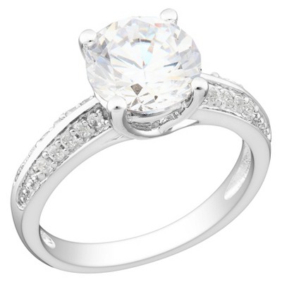 cubic zirconia engagement rings