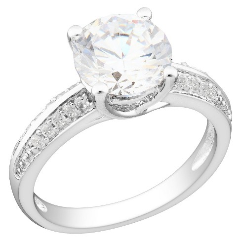 Cz engagement rings hot sale that look real