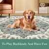 Large Area Rug, Vintage Washable Floral Medallion Area Rug for Living Room, Printed Non Slip Carpet Soft Rugs - 4 of 4