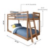Bear Plywood Twin/Twin Low Bunk - 2 of 4