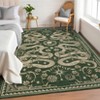 Washable Snake Print Large Living Room Rugs, Animal Print Forest Bedroom Carpet, Soft Non Slip Floor Cover for Kitchen Dining Room - 2 of 4