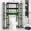 Aheaplus 11-Tier Bathroom Organizer with Adjustable Shelf, Over The Toilet Storage Rack with 4 Hooks and Drawers - 4 of 4