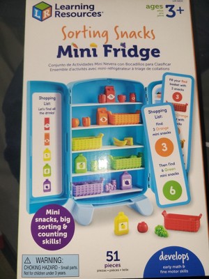 Learning Resources Sorting Snacks Mini Fridge : Target