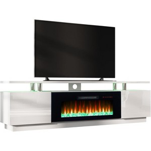 2 Tier Fireplace TV Stand - 1 of 4