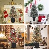 Coucheta 3ft Pre-Lit Snow Flocked Artificial Christmas Tree - 3 of 4