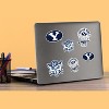 Brigham Young University Basketball Sports 50ct Vinyl Large Deluxe Stickers Variety Pack - 3 of 4