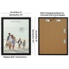 Americanflat 12" x 16" Picture Frame in Black - Quick Change Storage Frame Holds 35 Photos - Engineered Wood Frame with Plexiglass Front - 3 of 4