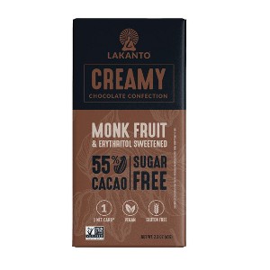 Lakanto Chocolate Bar Sugar-Free Vegan  - 2.3 oz Bar - 12 Bar Box - 1 of 1