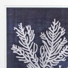 HomeRoots Set of Two Indigo And White Coral Framed Art - 3 of 4