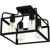 Quoizel Lighting Paulsen 4 - Light Semi-Flush Mount in  Matte Black - 3 of 4