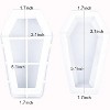JDICTION Halloween Coffin Silicone Mold - DIY Resin Craft for Jewelry Making, Storage Box & Art Container - 2 of 4