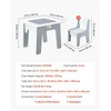 Kids Activity Table and 2 Chairs Set – Multi-Play or Classic Style for Toddlers - 3 of 4