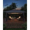 Pop Up Gazebo 12x12£¬Canopy Tent with Mosquito Netting, One Push Setup for Backyard Patio Garden with 4 Sand Bags- Gray - 2 of 4