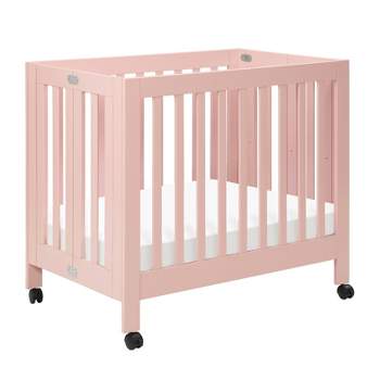 Babyletto Origami Portable Mini Crib - Petal Pink